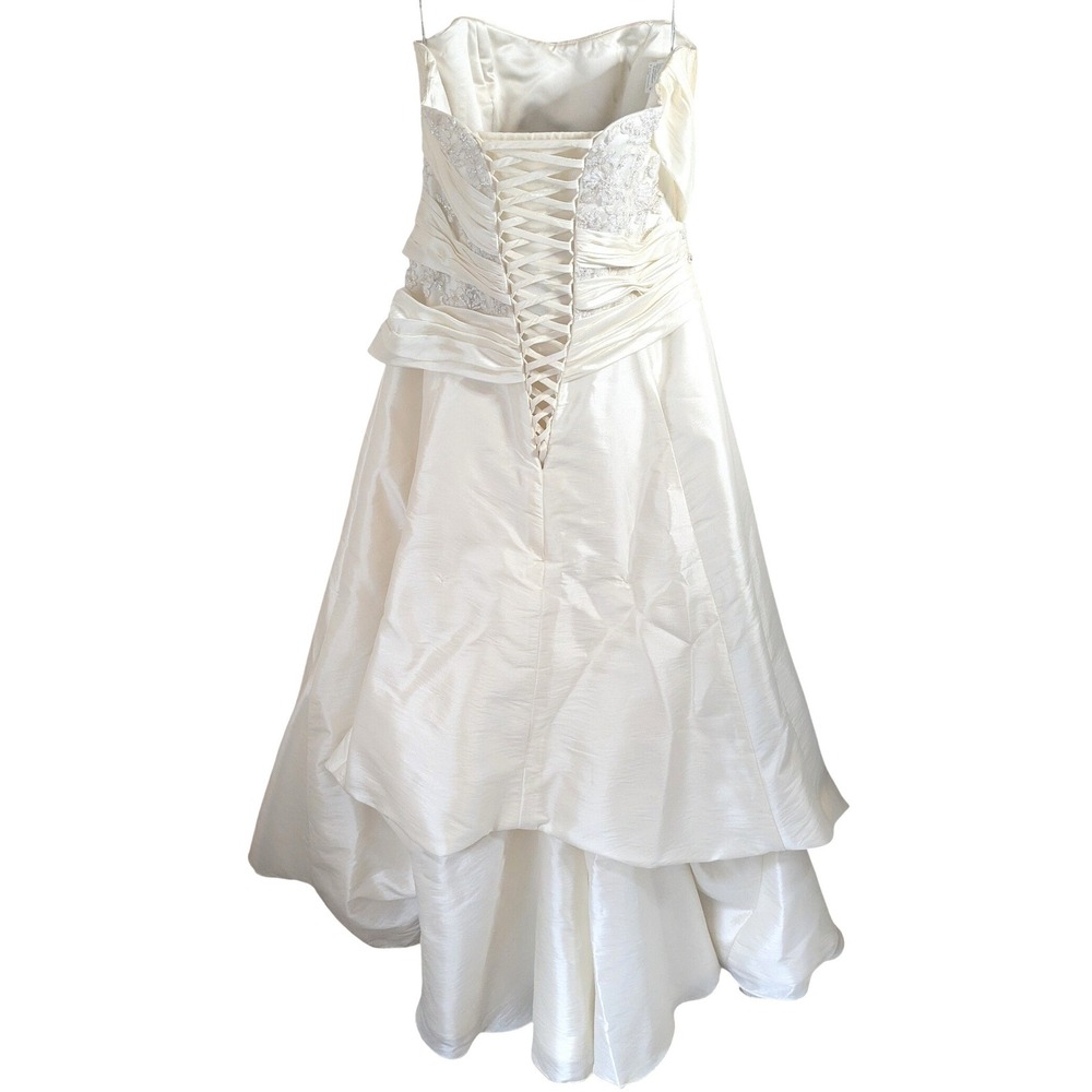 NWOT Maggie Sottero Couture Corset Beaded Pleated Sweetheart Bridal Gown 14 - Picture 7 of 14